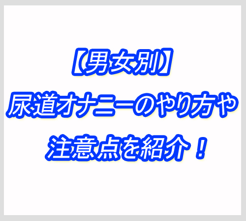 尿道オナニー